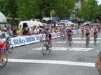 George Hincapie crosses the line in 69th place